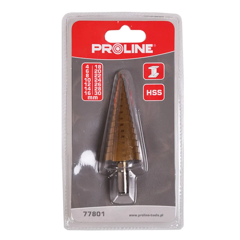 Burghiu Metal HSS-Ti Conic in Trepte 4-30MM