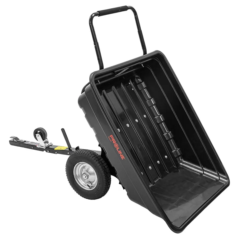 Remorca Basculanta Polipropilena cu Protap 285L / 300KG