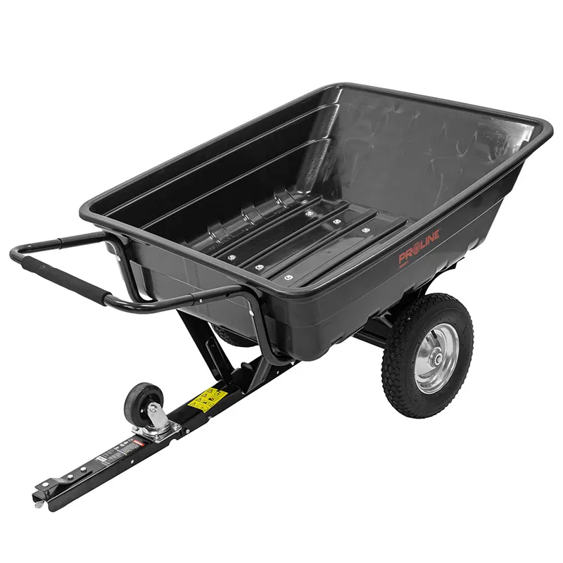 Remorca Basculanta Polipropilena cu Protap 285L / 300KG