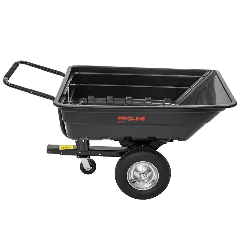 Remorca Basculanta Polipropilena cu Protap 285L / 300KG