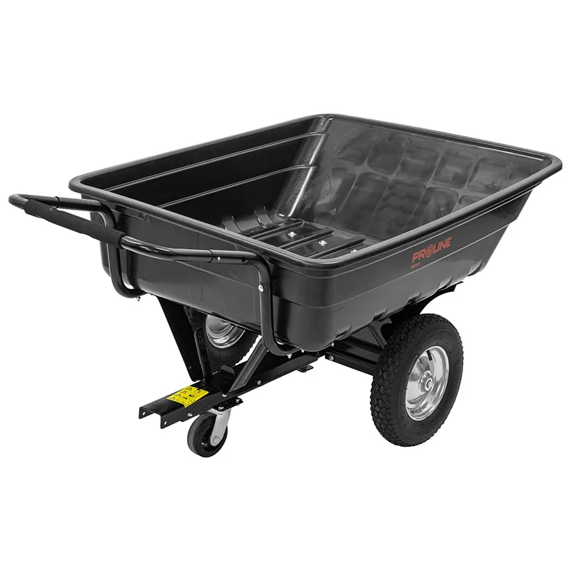 Remorca Basculanta Polipropilena cu Protap 285L / 300KG