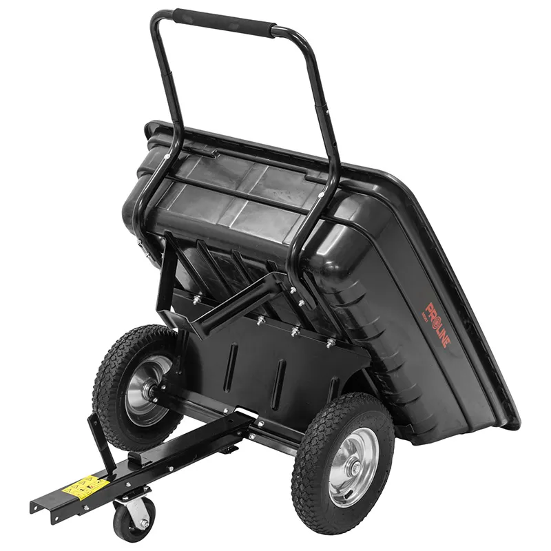 Remorca Basculanta Polipropilena cu Protap 285L / 300KG