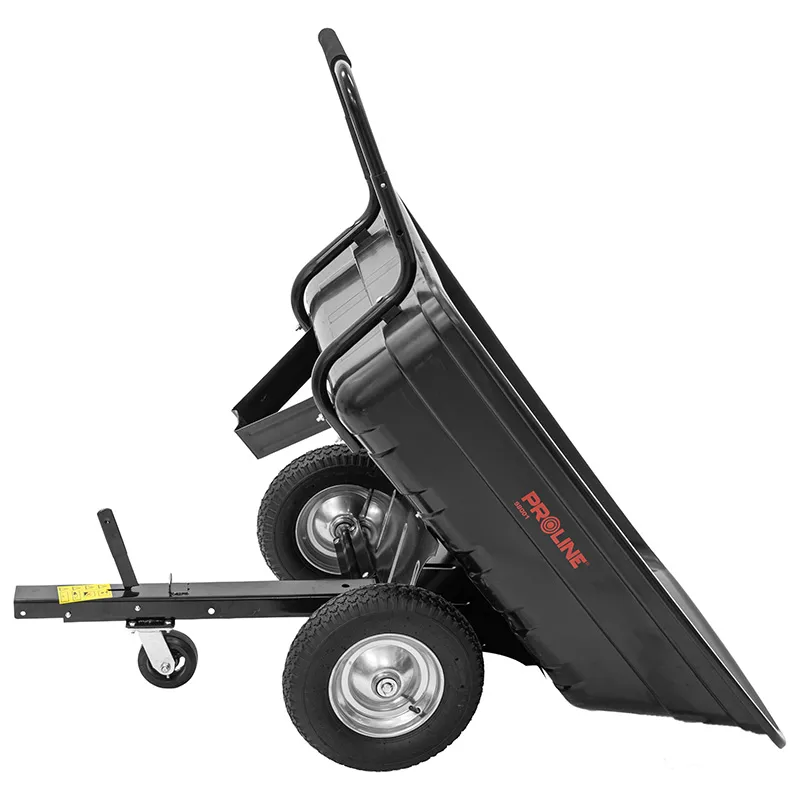 Remorca Basculanta Polipropilena cu Protap 285L / 300KG