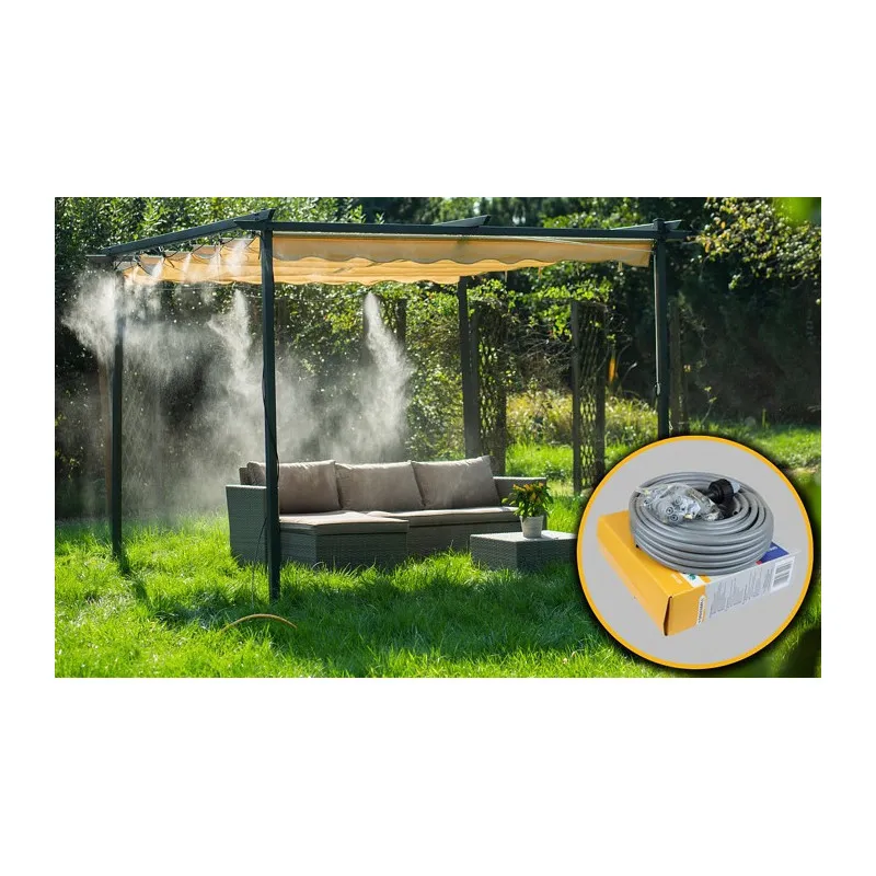 Kit Racire cu Pulverizare Apa Tip Ceata - 15M / 8 Duze