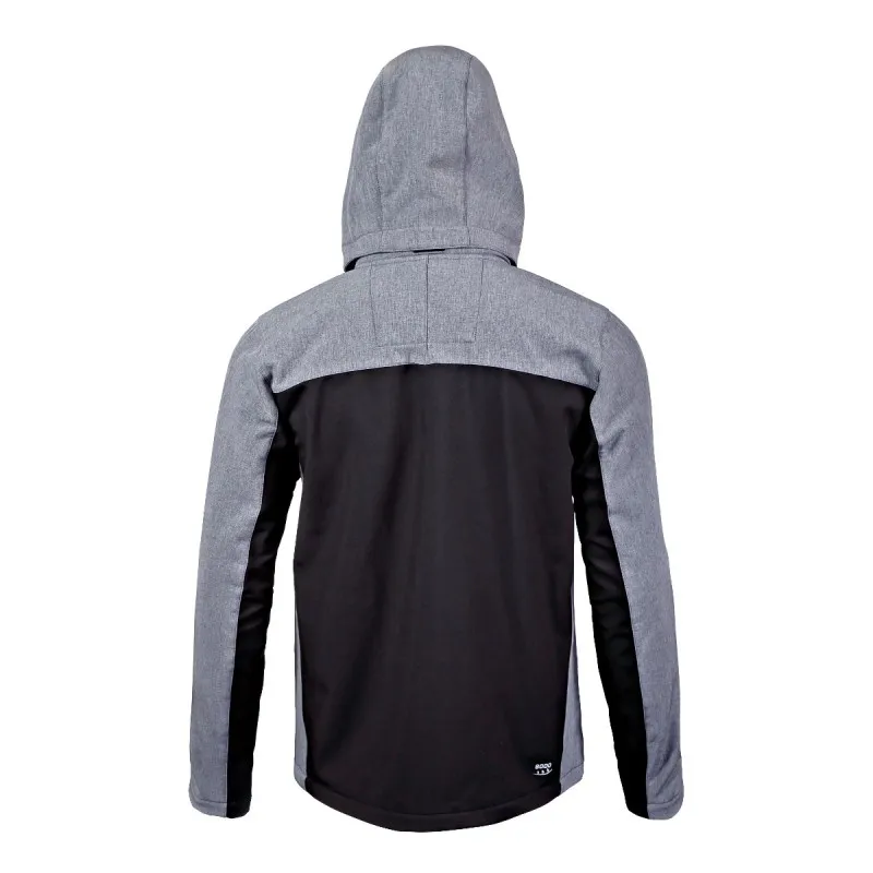 Jacheta Elastica cu Gluga / Negru - 3XL
