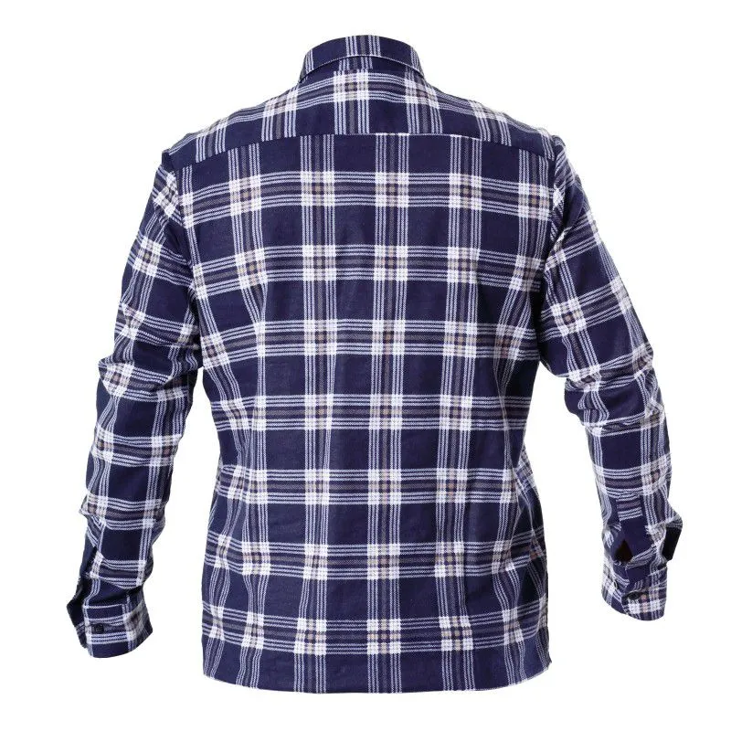 Camasa Flanel cu Carouri / Bleumarin - XL/H-182