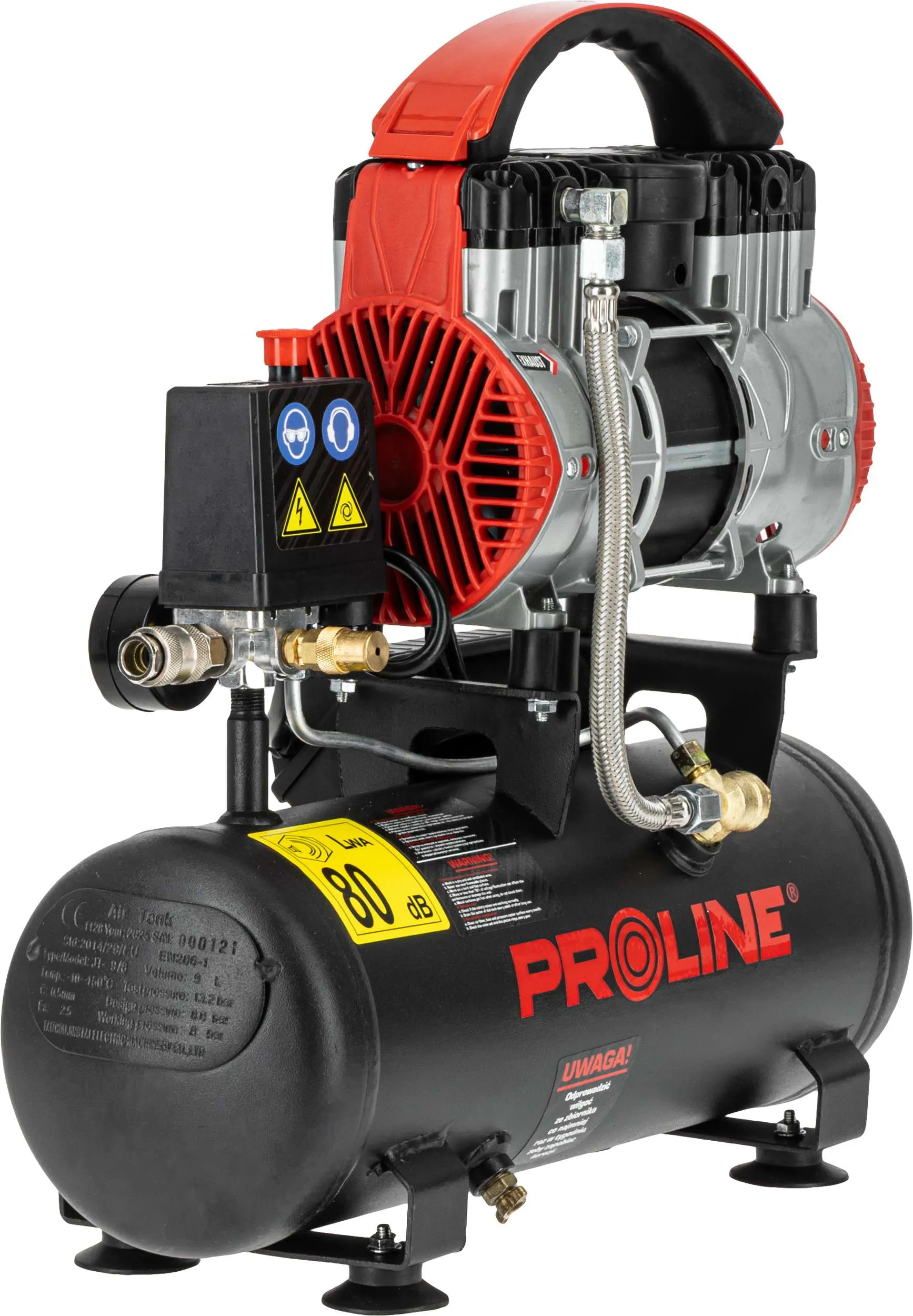 Compresor Aer fara Ulei - 750W / 8BAR / 167L/Min / 9L