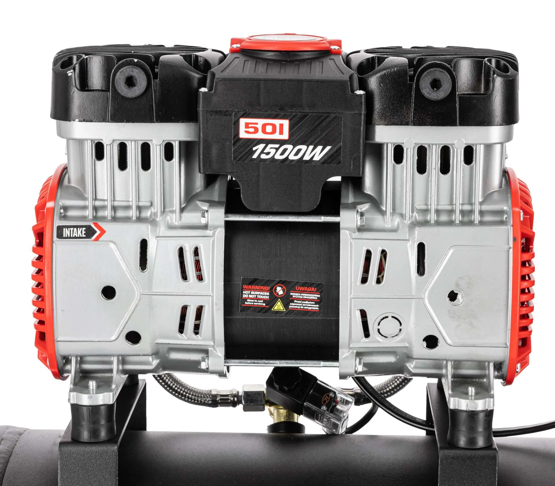 Compresor Aer fara Ulei - 1500W / 8BAR / 254L/Min / 50L