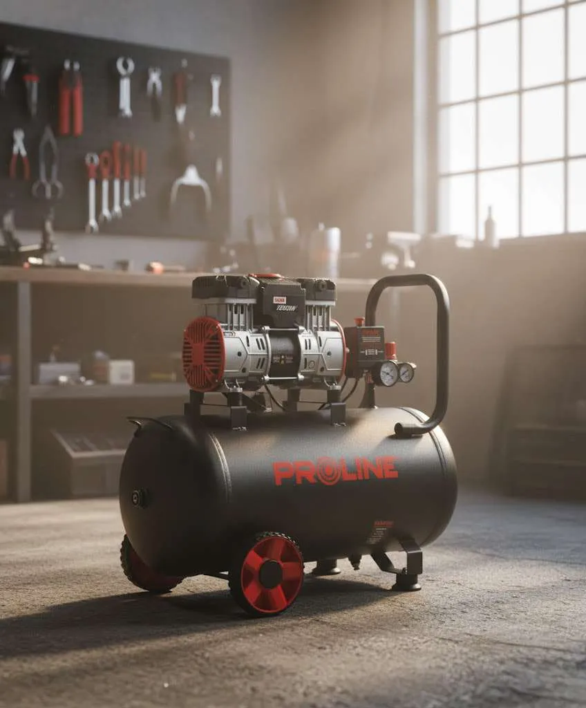 Compresor Aer fara Ulei - 1500W / 8BAR / 254L/Min / 50L
