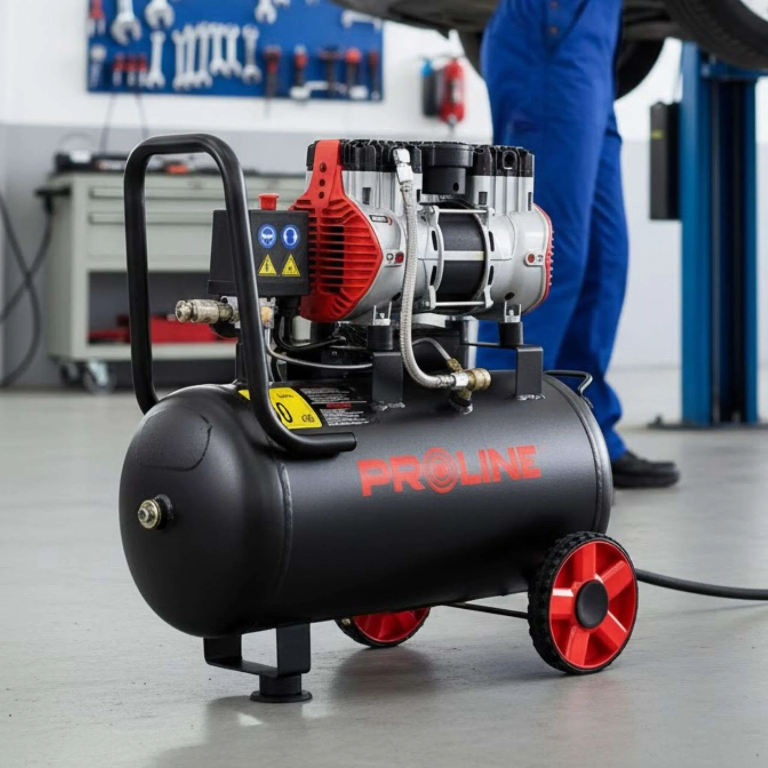 Compresor Aer fara Ulei - 1500W / 8BAR / 254L/Min / 50L
