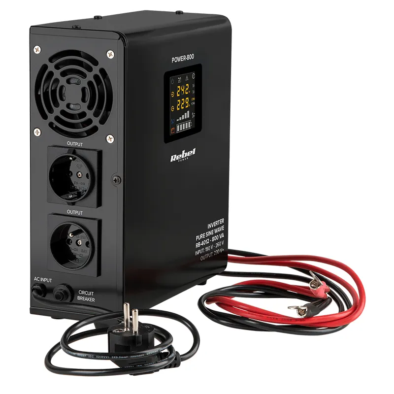 UPS de Perete cu Sinus Pur - 12V / 800VA / 500W