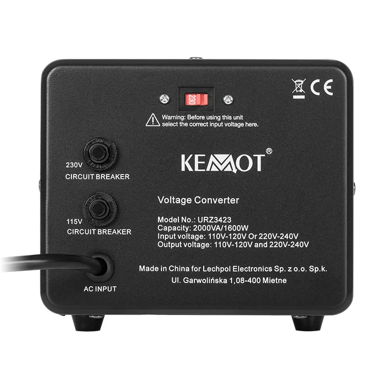 Convertor Tensiune - 115-230/230-115 / 1600W / 2000VA