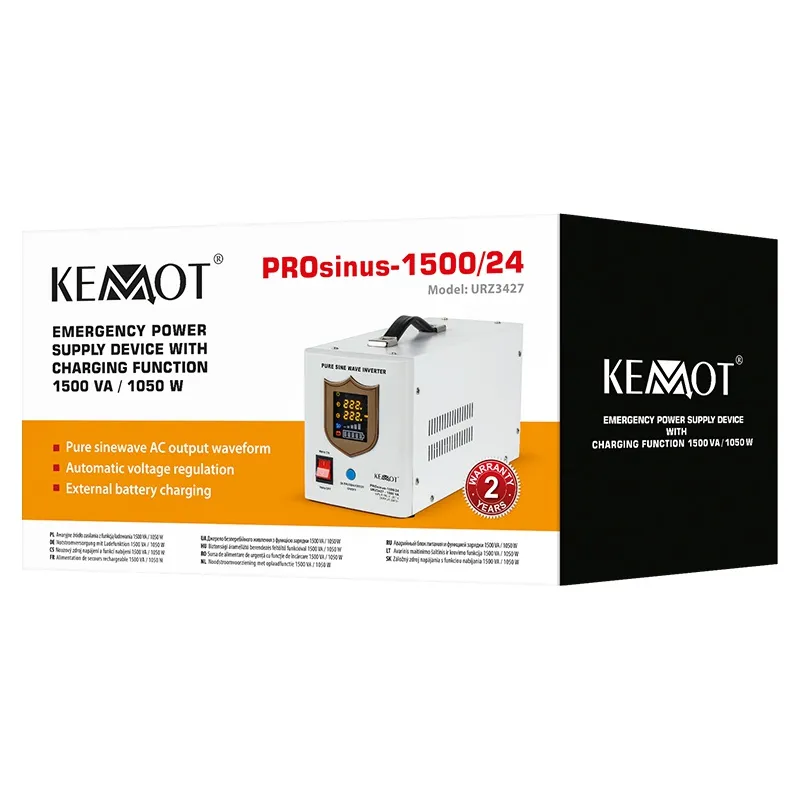 UPS cu Sinus Pur - 24V / 1050W / Alb