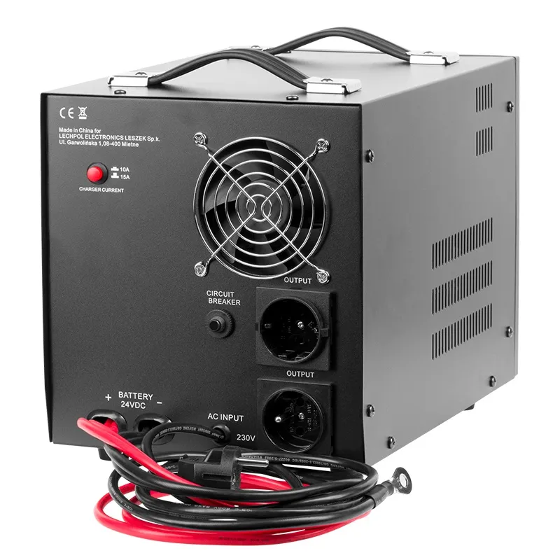 UPS cu Sinus Pur - 24V / 1400W / Negru
