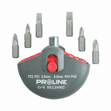 Set biti 7 piese 1/4 inch Proline 10697