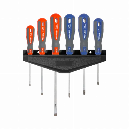 Set surubelnite CR-VA-MO cu maner soft-touch, 6 piese