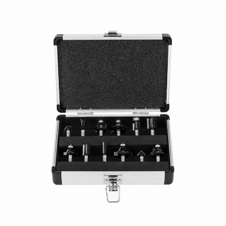 Set freze pentru lemn 8 mm, 12 piese, Proline 93122