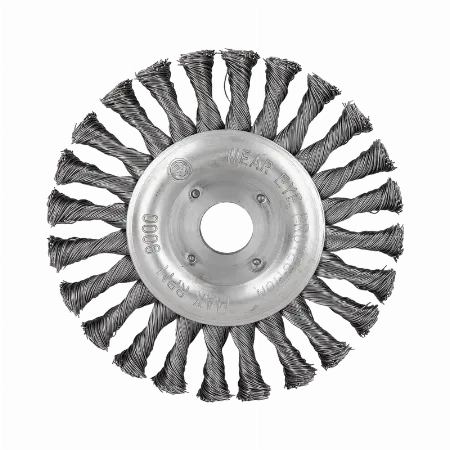 Perie circulara din sarma de otel impletita cu orificiu 22 mm, 150 mm Proline 32555