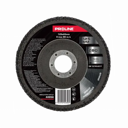 Disc abraziv lamelar 125 mm cu zirconiu, granulatie 80