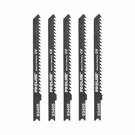 Set 5 panze fierastrau pendular pentru lemn si plastic tip U (B) 75 x 30 mm Proline 93406