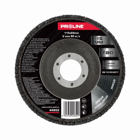 Disc abraziv lamelar cu zirconiu 115 mm, granulatie 80