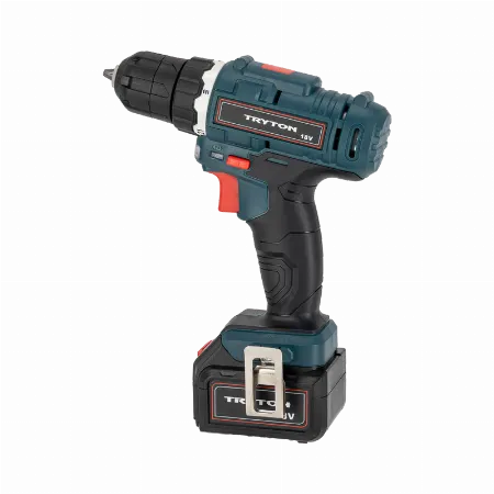 Masina de gaurit si insurubat cu acumulator Tryton TFV18B2, 18 V, 2 x 1,5 Ah, 25 Nm