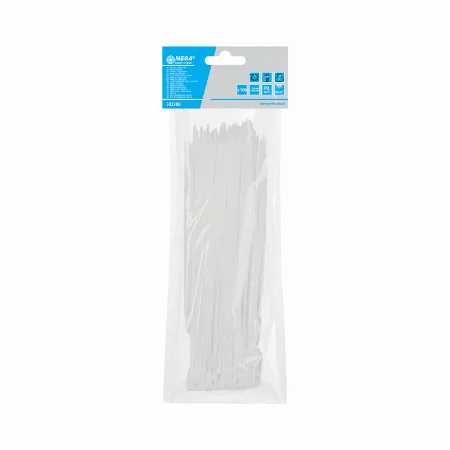 Fasete Legatura Albe 3.6X300MM, 100/Set