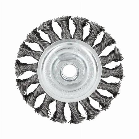 Perie circulara din sarma rasucita cu filet M14, 100 mm