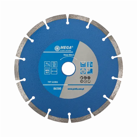 Disc diamantat segmentat 180 x 2.4 x 22.2 mm Mega 86580