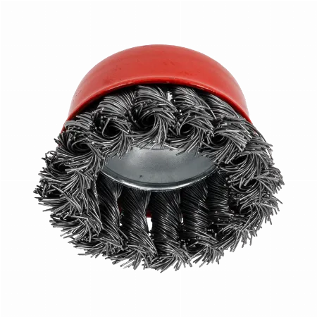 Perie Sarma Impletita Tip Cupa cu Filet 65MM