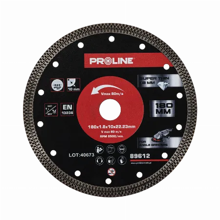 Disc diamantat subtire pentru debitare 180 mm