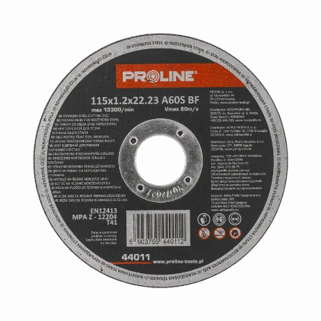 Disc debitare inox 115x1,2x22 mm Proline 44011