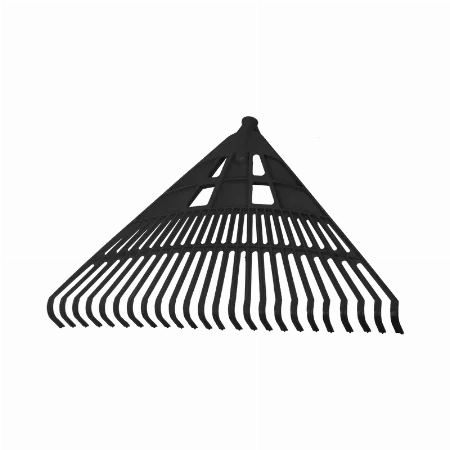 Cap de grebla evantai din plastic, 580 mm, 27 dinti, negru