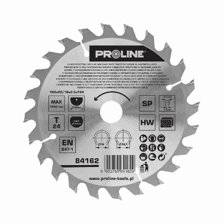Disc circular pentru lemn cu carbura sinterizata 160 mm 24 dinti