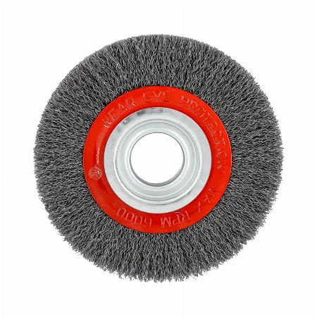 Perie circulara din sarma de otel ondulata cu orificiu 22 mm, 150 mm Proline 32545