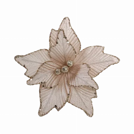 Floare decorativa de Craciun 18 x 10 cm