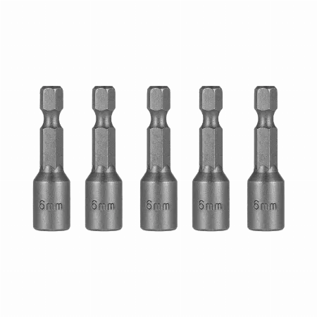 Varfuri tubulare hexagonale 1/4" 6 mm, 5 buc., Proline 10690