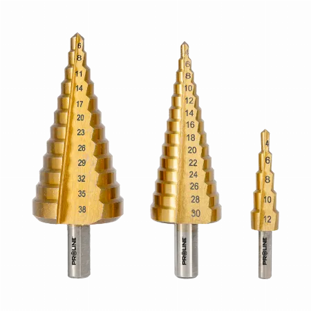 Set Burghie Metal HSS-Ti Conice in Trepte 4-38MM - 3P.