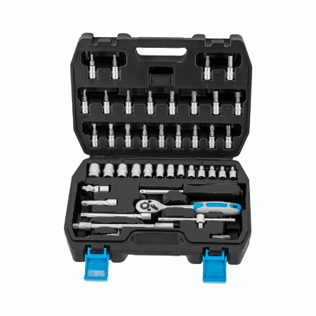 Trusa chei tubulare 1/4 inch 4-14 mm, 46 piese