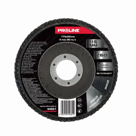 Disc abraziv lamelar cu zirconiu 115 mm - granulatie 60