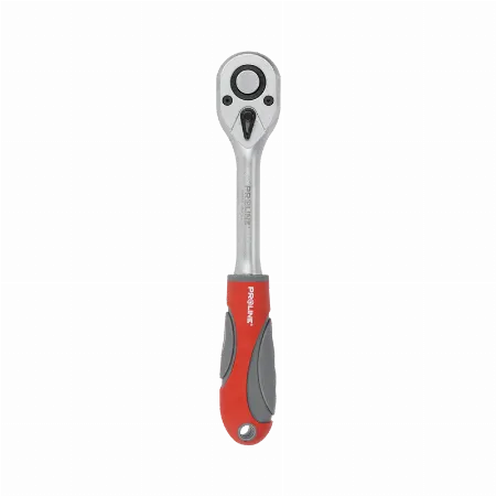 Clichet reversibil 1/2 inch 250 mm cu 72 dinti, maner bicomponent, Proline 18578