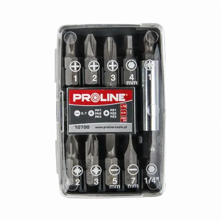 Set Varfuri in Cutie Maner (Ph,Pz,Neg,Pl) 1/4" - 10P.