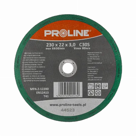 Disc debitare piatra 230x3,0 mm Proline 44523