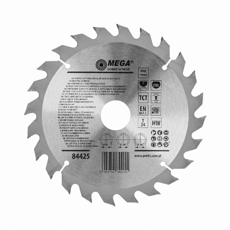 Disc circular pentru lemn cu dinti calititi 184 mm, 24 dinti