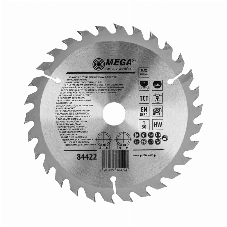 Disc circular pentru lemn cu dinti 160 mm, 30 dinti, orificiu 20/16 mm