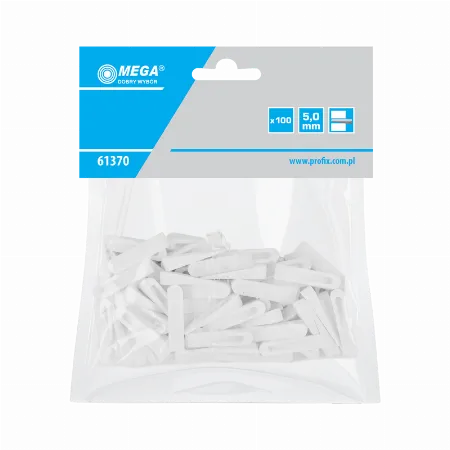 Distantiere pentru faianta tip pana 5x5x22 mm, set 100 bucati