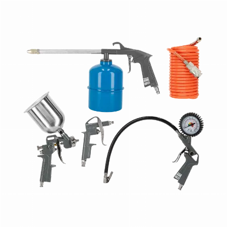 Trusa Pistoale Pneumatice si Furtun - 5P.