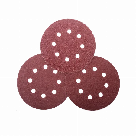 Discuri abrazive velcro cu orificiu 125 mm, granulatie 60, set 5 buc - Proline 49141