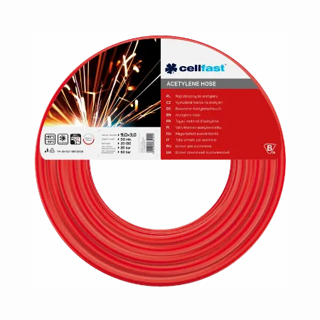 Furtun acetilena Cellfast CF20010R 15 (3+9+3) mm
