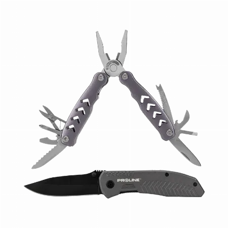 Set cleste multifunctional si briceag pliabil Proline 30060